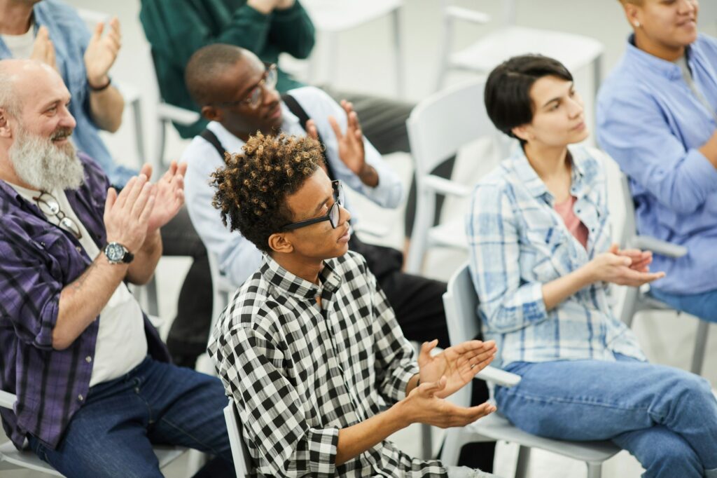 Audience of educational forum